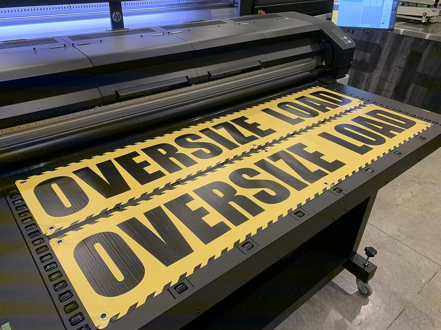 Oversize Load Banner Sign for Trucks w/Grommets – 2 Pack (12 x 60)