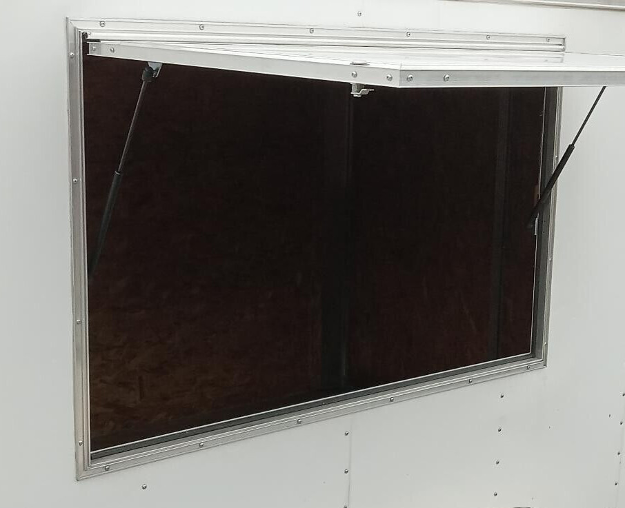 Vision Doors Concession Stand Serving Window Food Truck Service Awning 36L X 36W