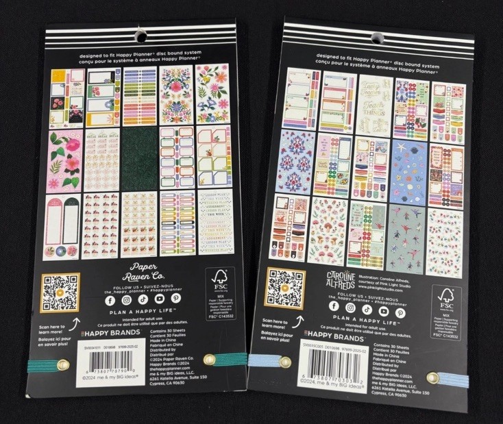 The Happy Planner Big Sticker Sheets Lot of 2 Books New 2025