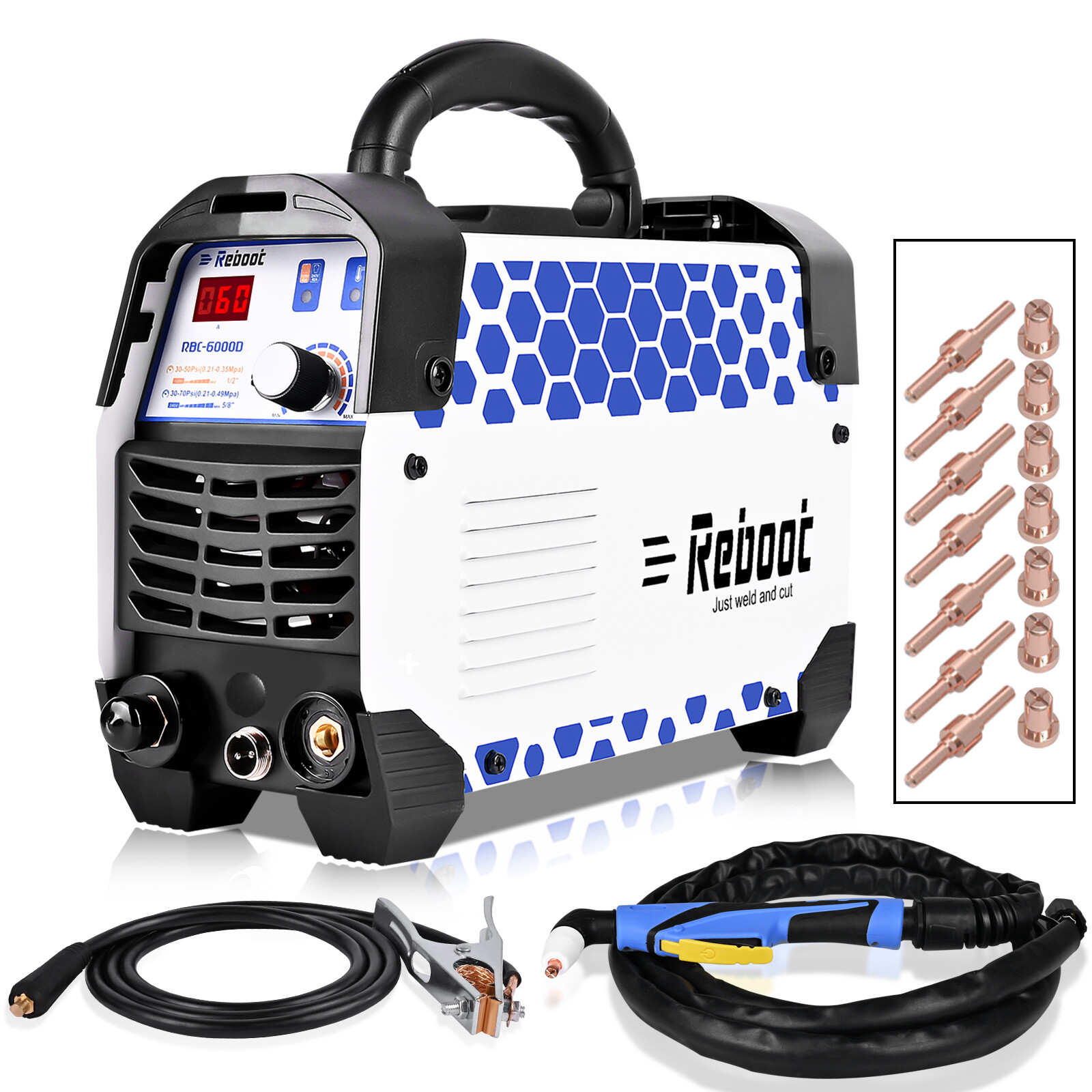 Air Plasma Cutter CUT60 Cutting Machine Digital IGBT Inverter 110V/220V Cutters