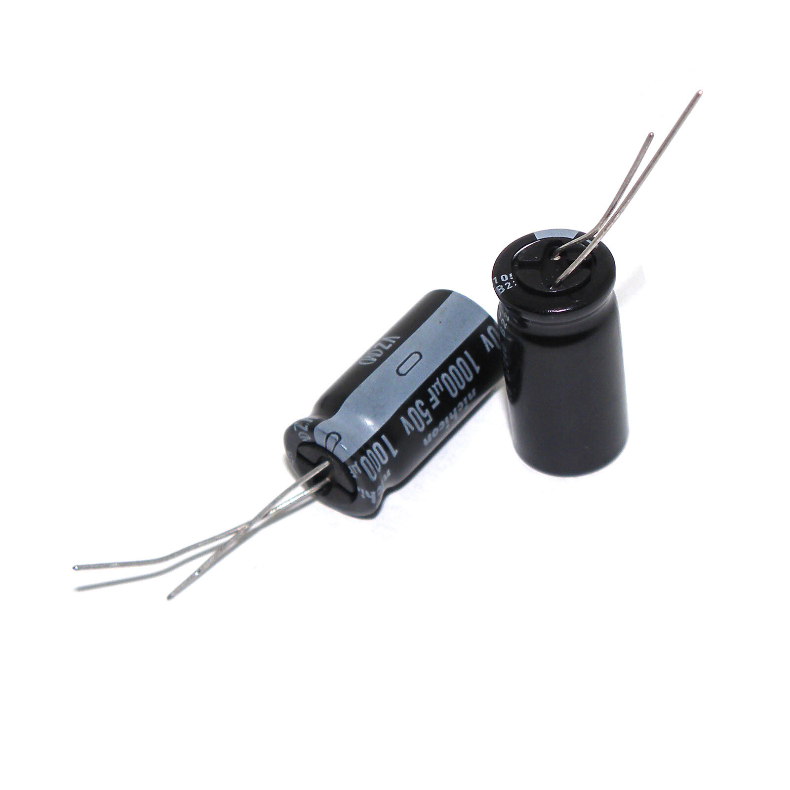 10x 1000uF 50V Nichicon Radial Electrolytic Capacitors 50V1000uF 13×25 mm