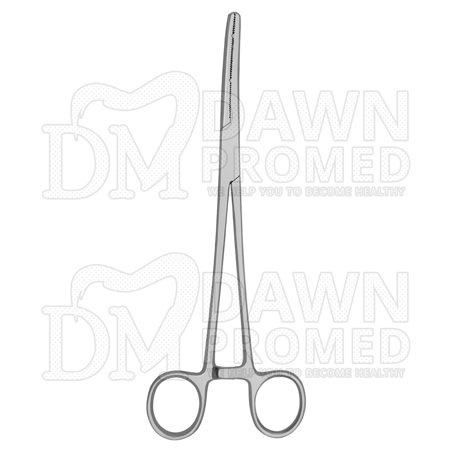 3 Heaney Hysterectomy Forceps Curved 8.5″ Double Tooth OB/GYN Inst German Grade
