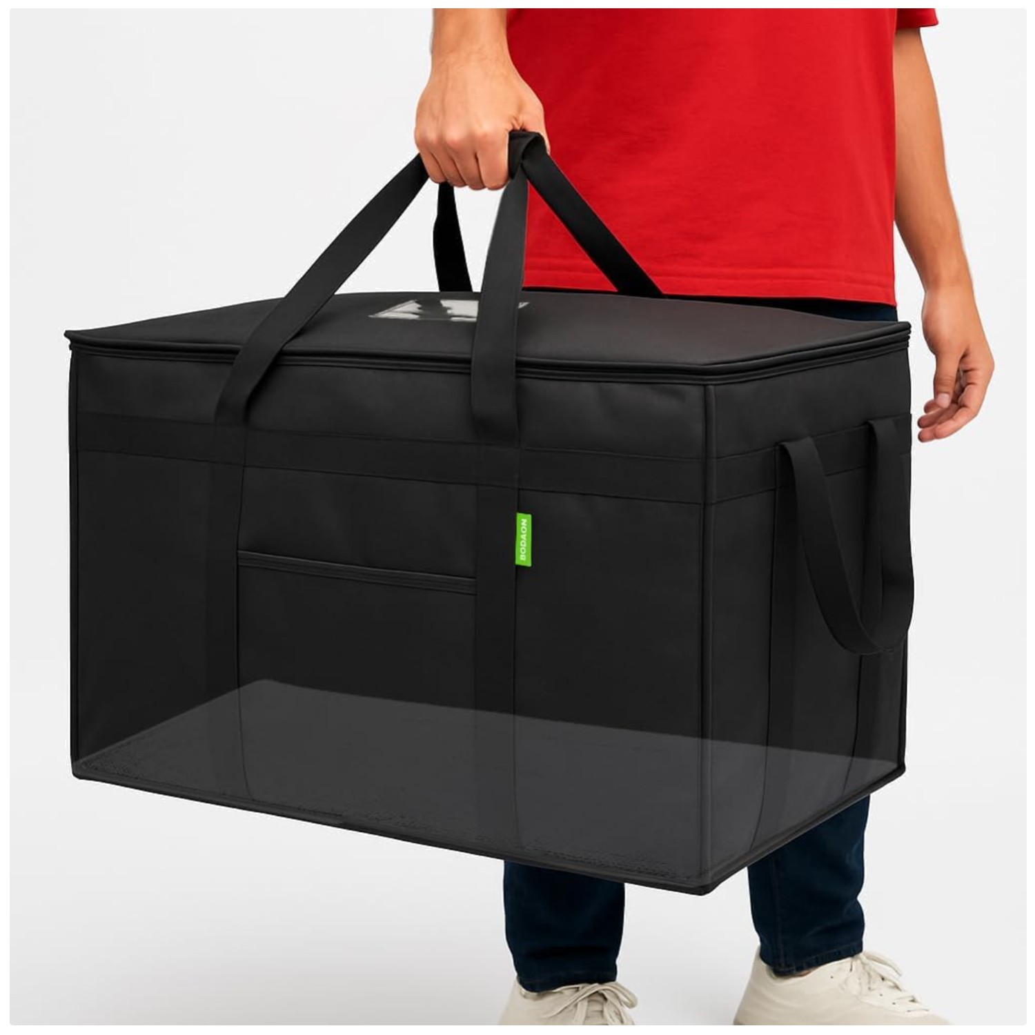 XXXL Insulated Delivery Bag for Pizza & Drinks