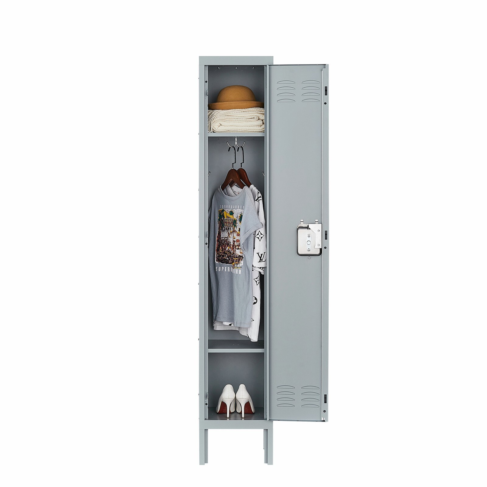 Metal Lockers Storage Cabinet Steel Storage Locker for Office School Gym Hotel