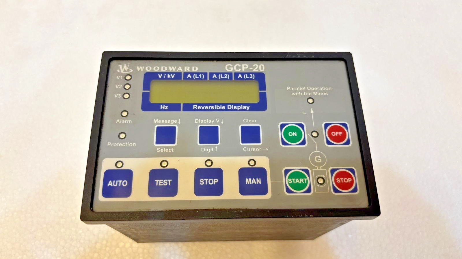 Woodward GCP-20 8440-1014 Genset Control Panel GCP21 Generator Protection Used