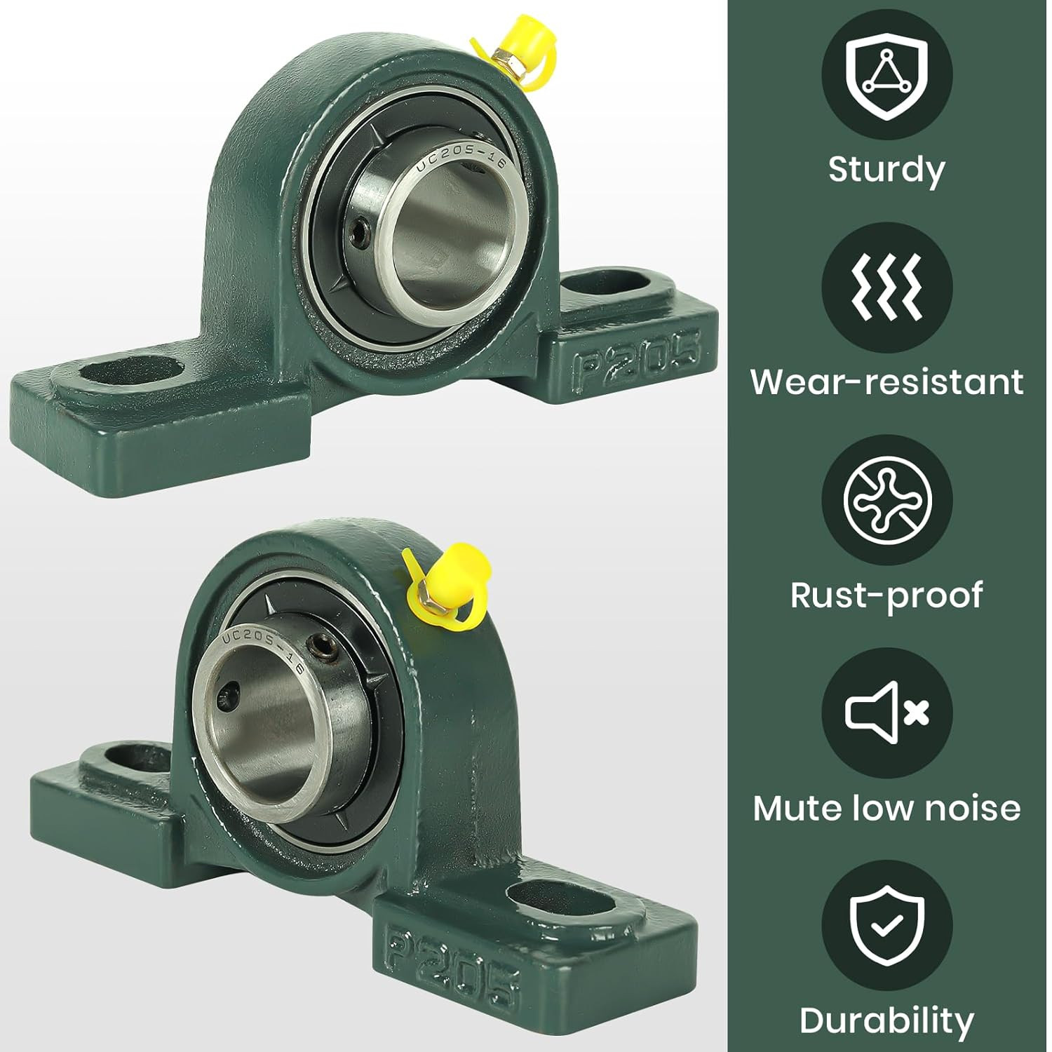 Sealmaster NP-16 Pillow Block Ball Bearing, 1 Bore, 1-7/16 Base to Center