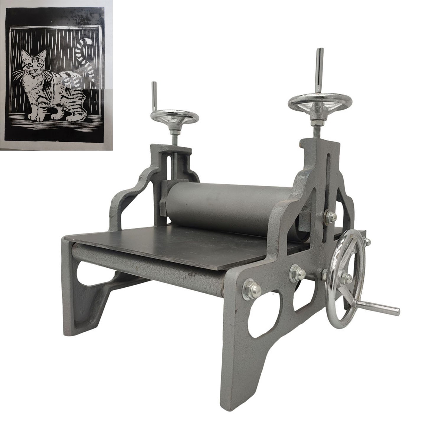 8K Anastatic Printing Press Machine Letterpress Printing Woodcut 11.2×18.9 in