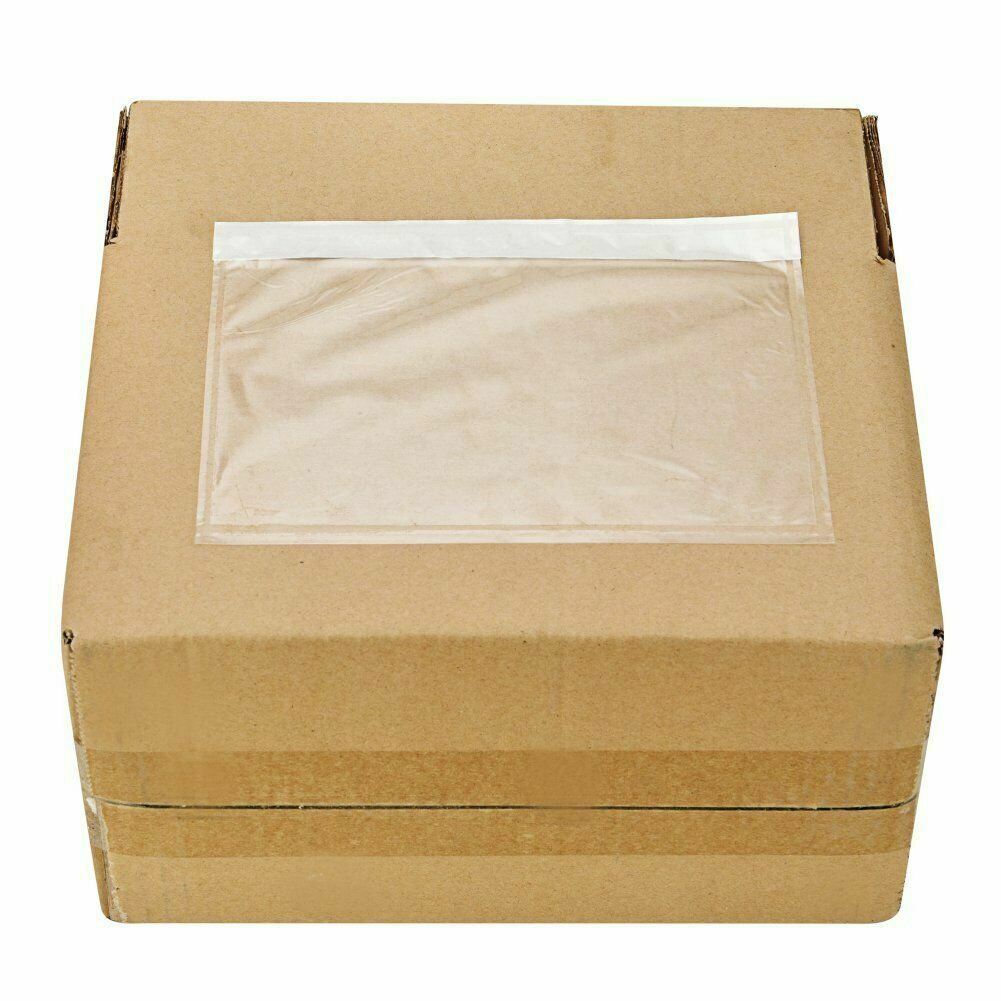 50-4000 Clear Adhesive Packing List 7.5″x5.5″ Shipping Label Envelopes Pouches
