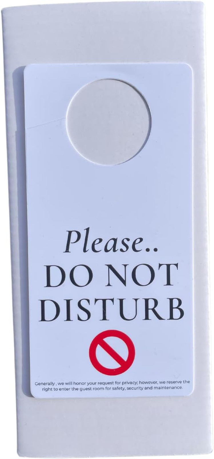Hotel DND Do Not Disturb sign hanger for door Sold in bulk Pack of 100 DND ha…