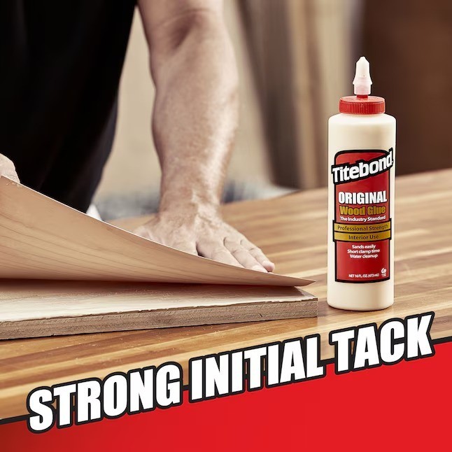 Titebond Original Wood Glue 8 Oz Strong Fast Drying Adhesive Waterproof