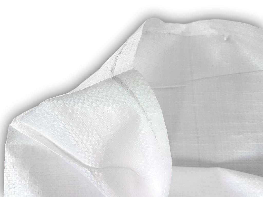 Pack of 10pcs 50x80cm PP PE Woven Bags White PP Bags 46g Kun…