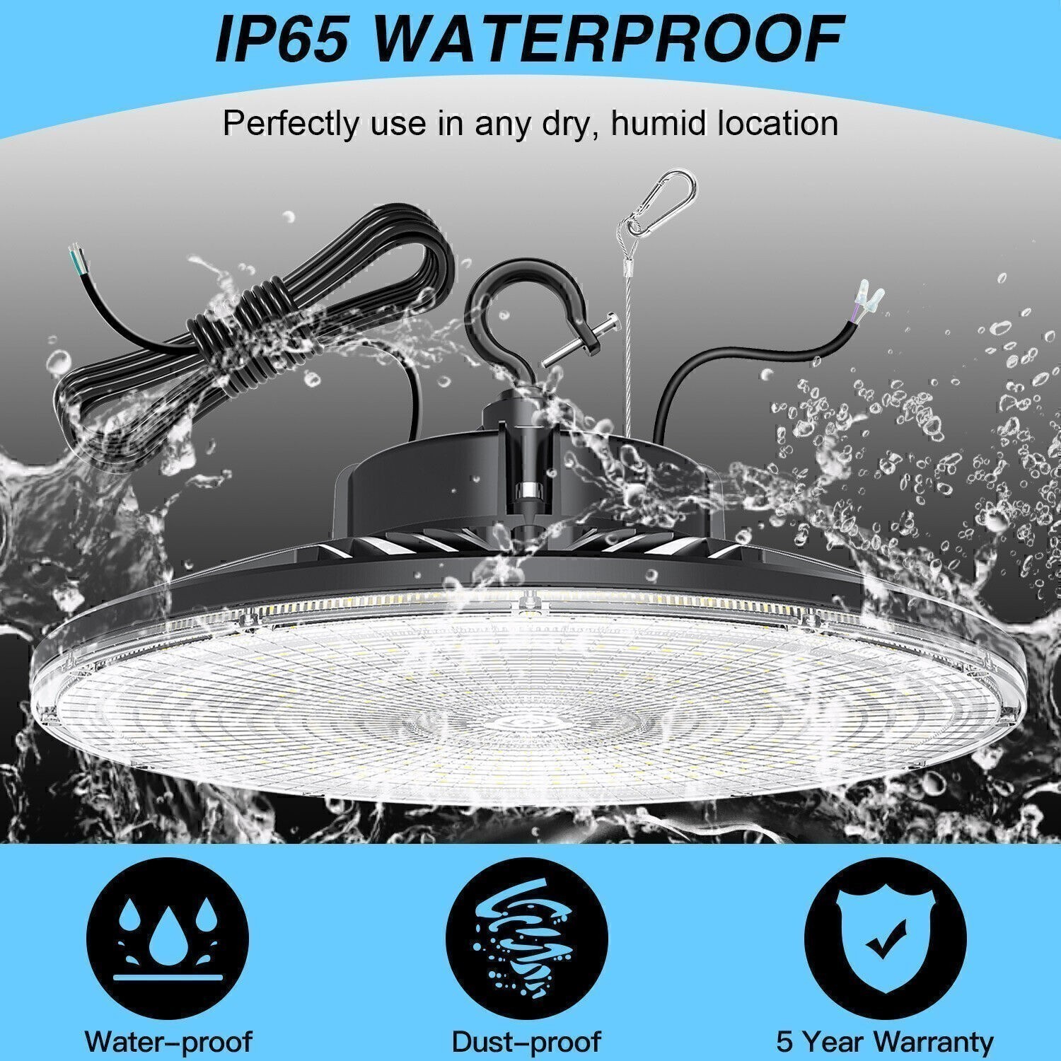 480V 240W UFO LED High Bay Light Industrial Commercial Warehouse Ceiling Lights