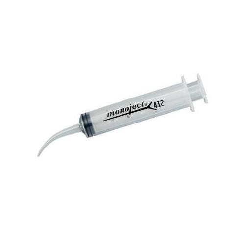 Cardinal 8881412012 Monoject #412 Irrigation Syringes 12 CC Curved Tip 50/Bx