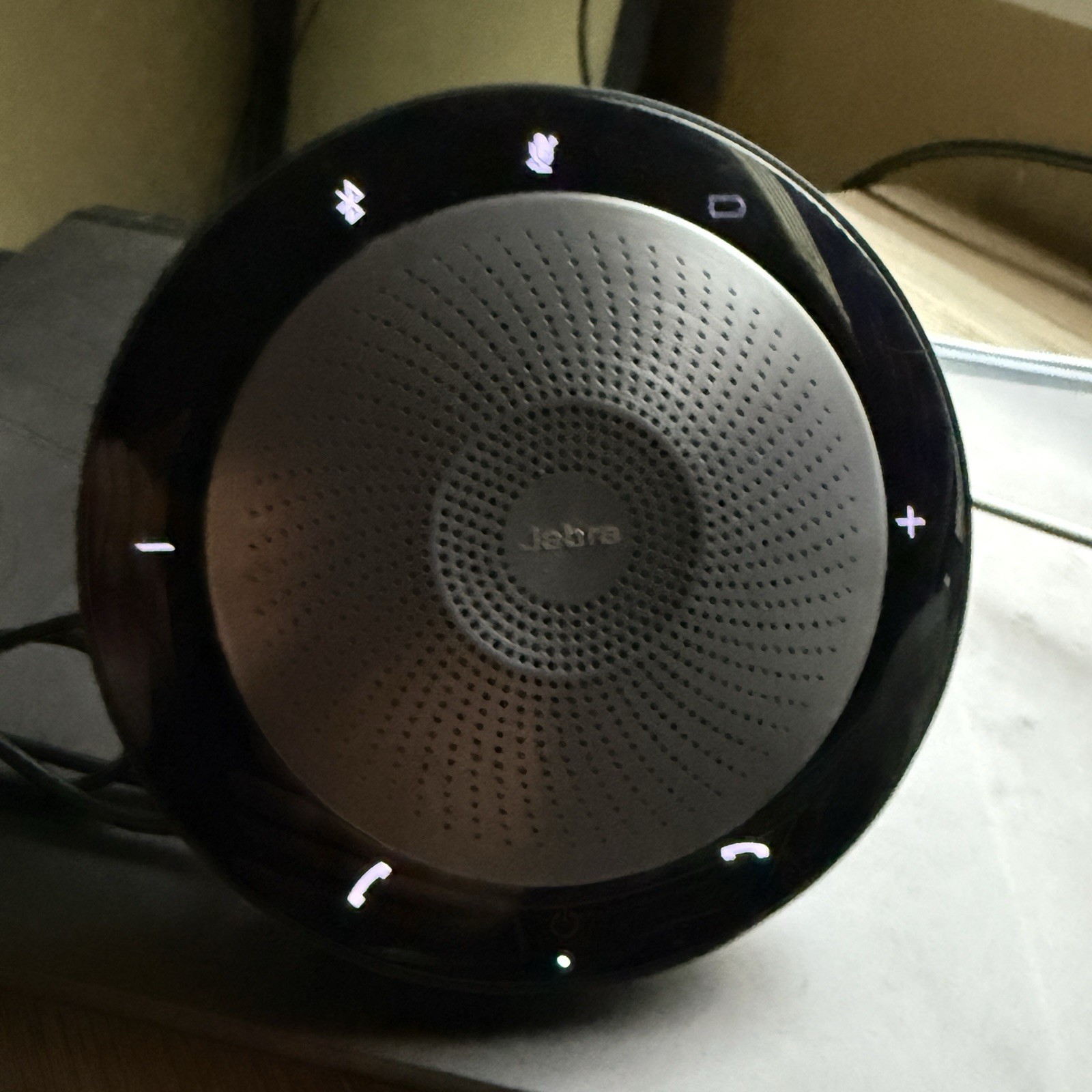 Jabra Speak 710 Bluetooth USB Conference Speakerphone No Dongle Works Plugged In