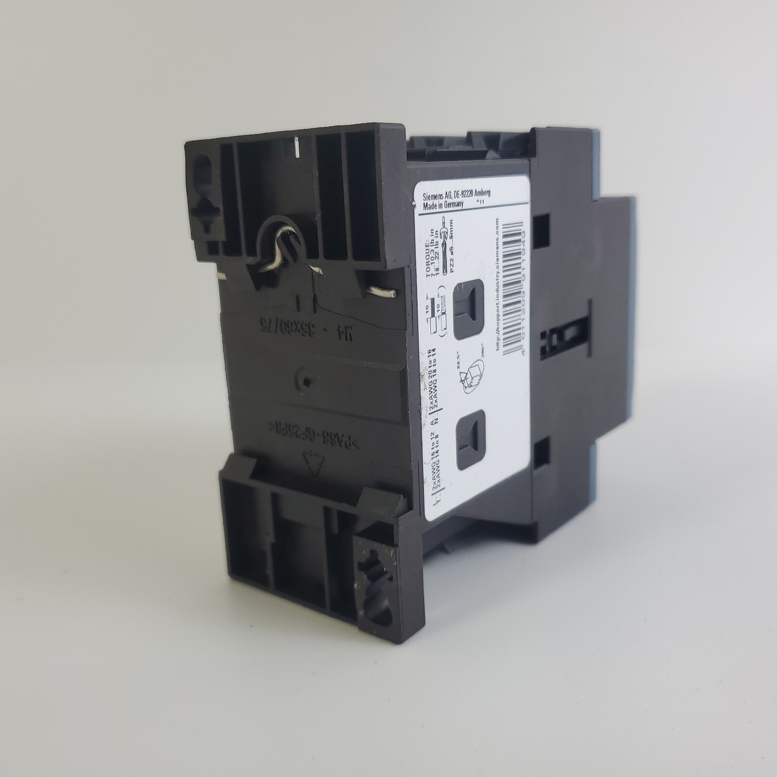 Siemens LEN00C003120B Contactor 110V 50Hz 120V 60Hz 30A