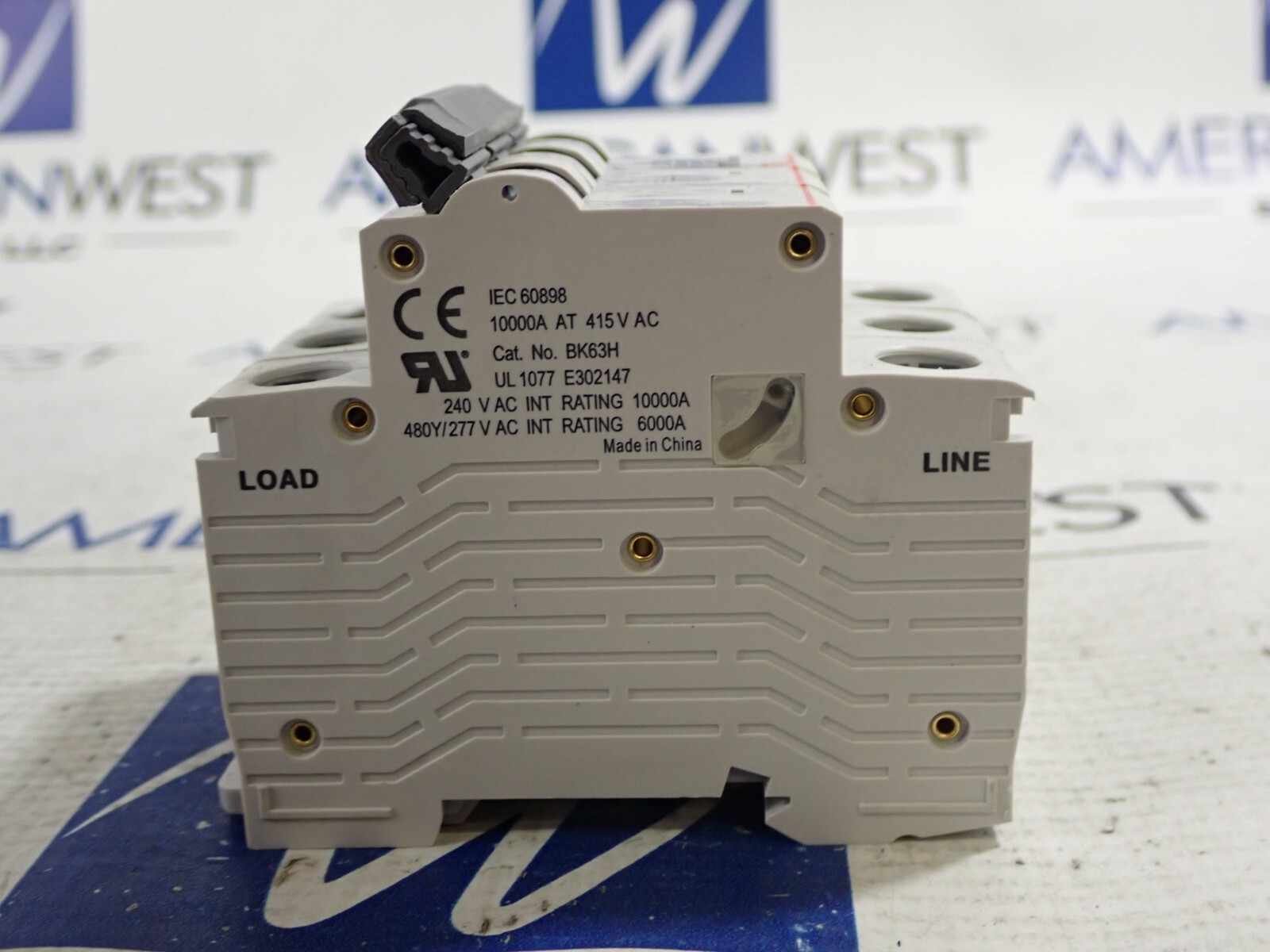 50 AMP 3 Pole 240 Volt UL1077 C50 LS ELECTRIC BK63H Din Rail Circuit Breaker NEW