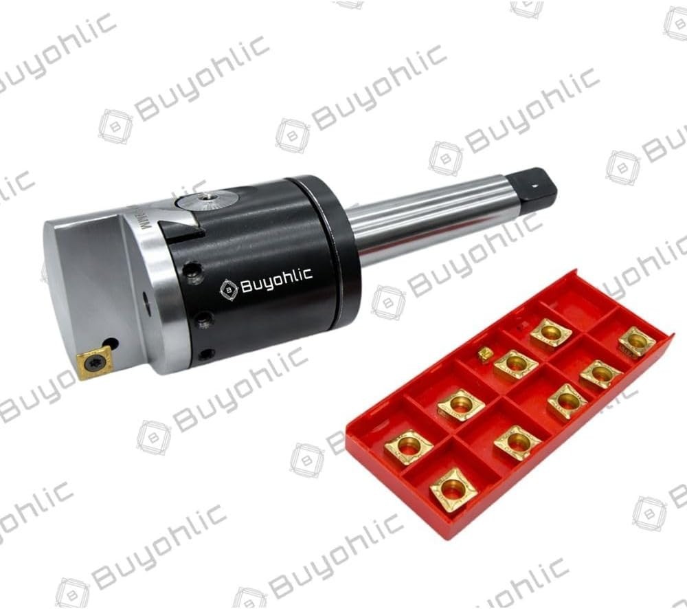 50mm Indexable Boring Head, CCMT Inserts, 0.02mm, 1/2-18 TPI for Milling Machine