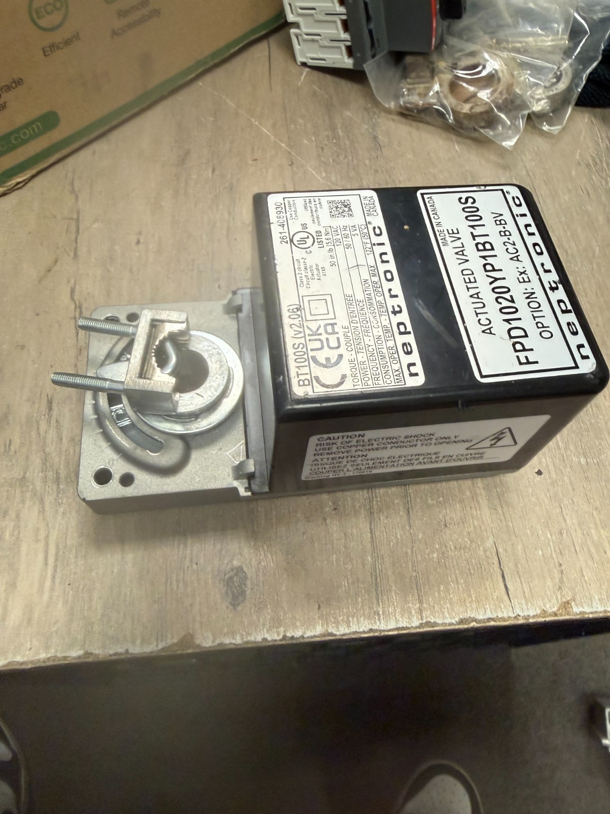 Neptronic Actuator BT100S 50 in.lb. (5.6 Nm) UNTESTED READ