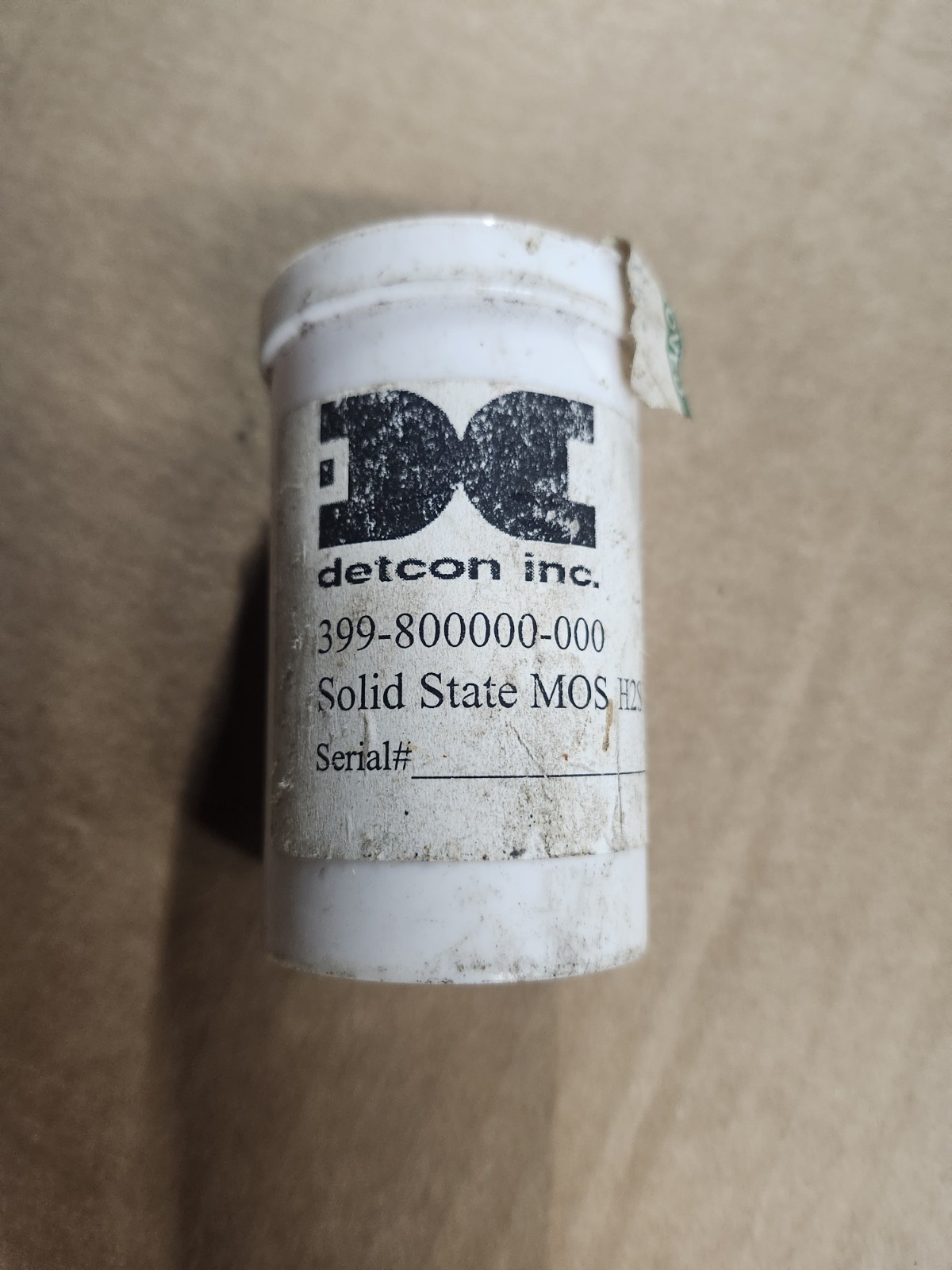 Detcon Inc. Solid State MOS (H_{2}S) sensor cartridge,P/N: 399-800000-000