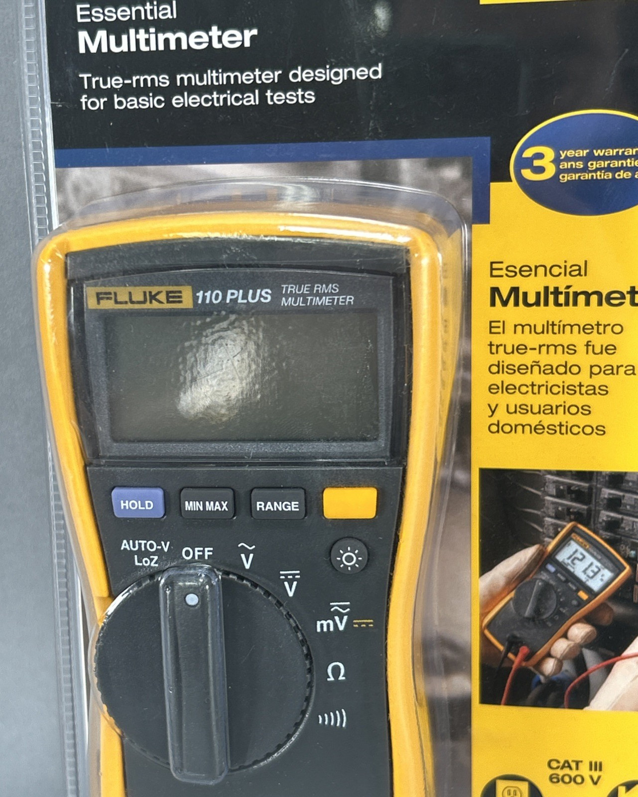 Fluke Essential Multimeter 110 Plus 772343 New