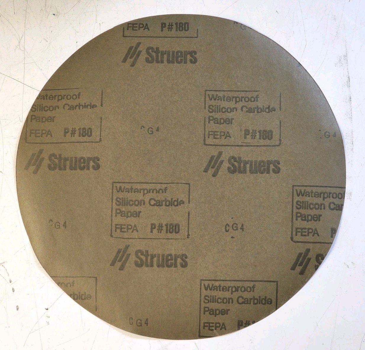 12″ Round GRIT 180 Sand-Paper Silicone Carbide Wet Grinding Disc Waterproof