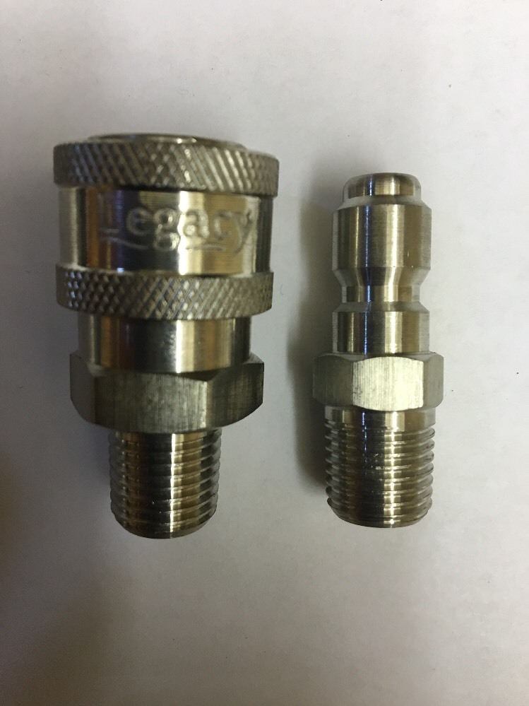 Stainless 1/4 Quick Coupler W/Plug 1/4 6000 psi – 8.707-110.0 Pressure Washer