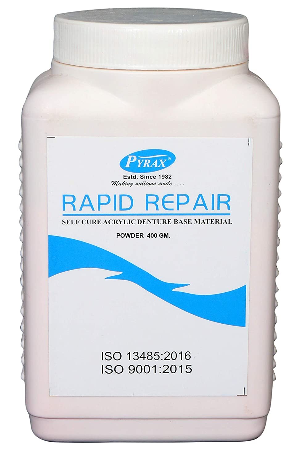 RAPID REPAIR Self Cure Denture Repair Material PYRAX – Various Shades and Packs