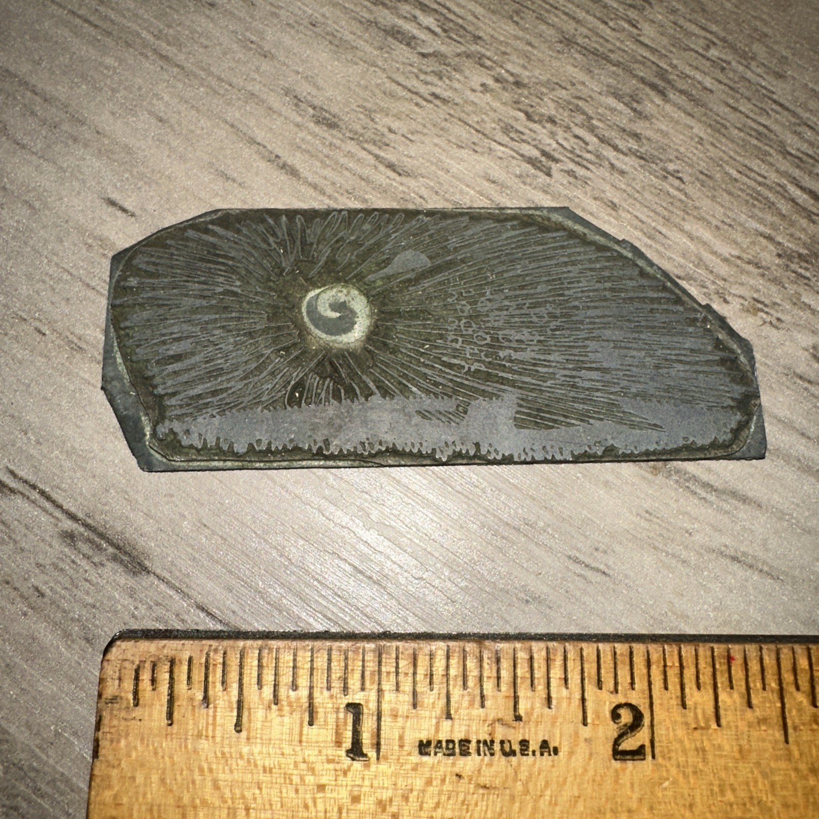 Printing Block “ Unknown Image?? Flowers? “