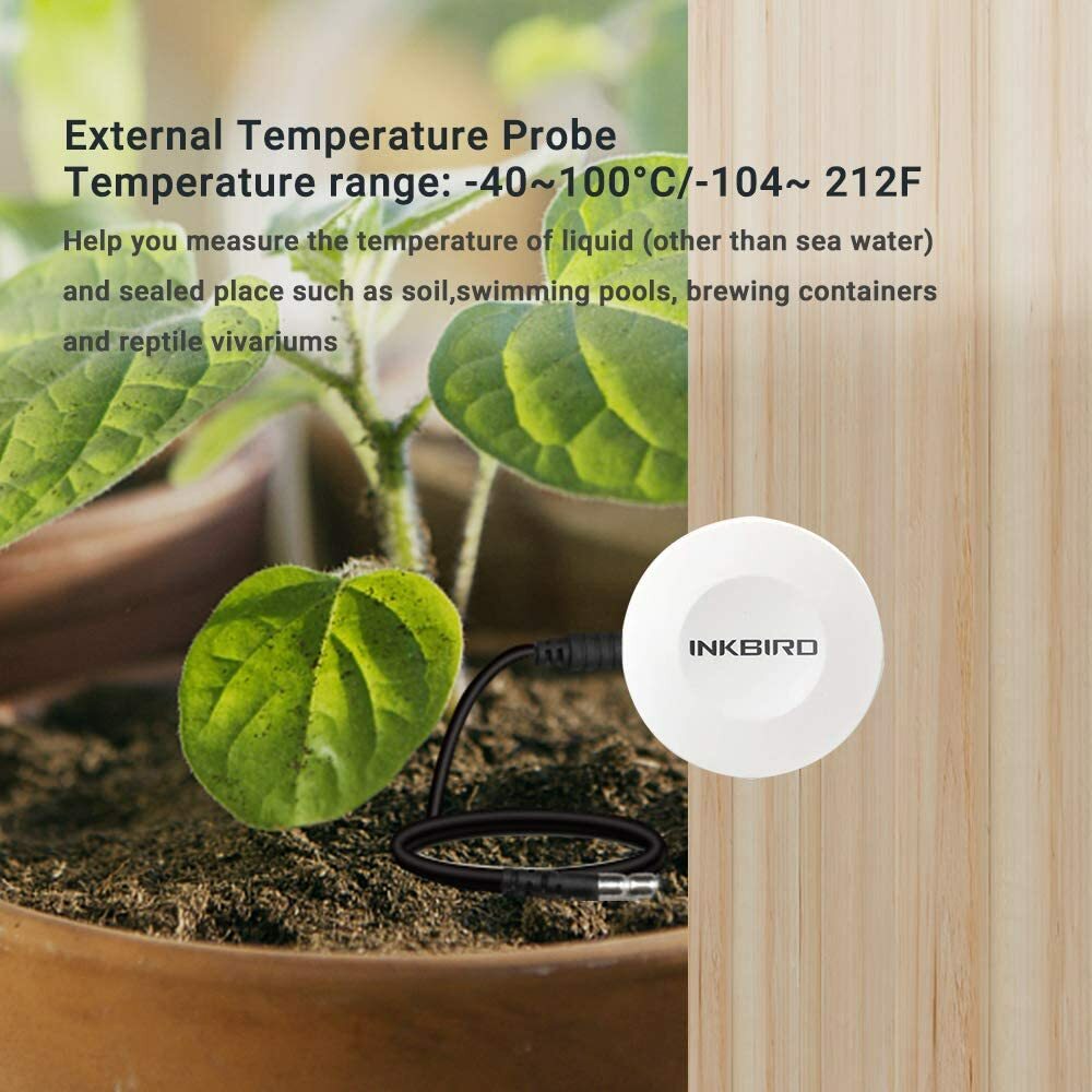 Inkbird IBS-TH1 Thermometer Hygrometer Wireless Temperature Recorder Bluetooth