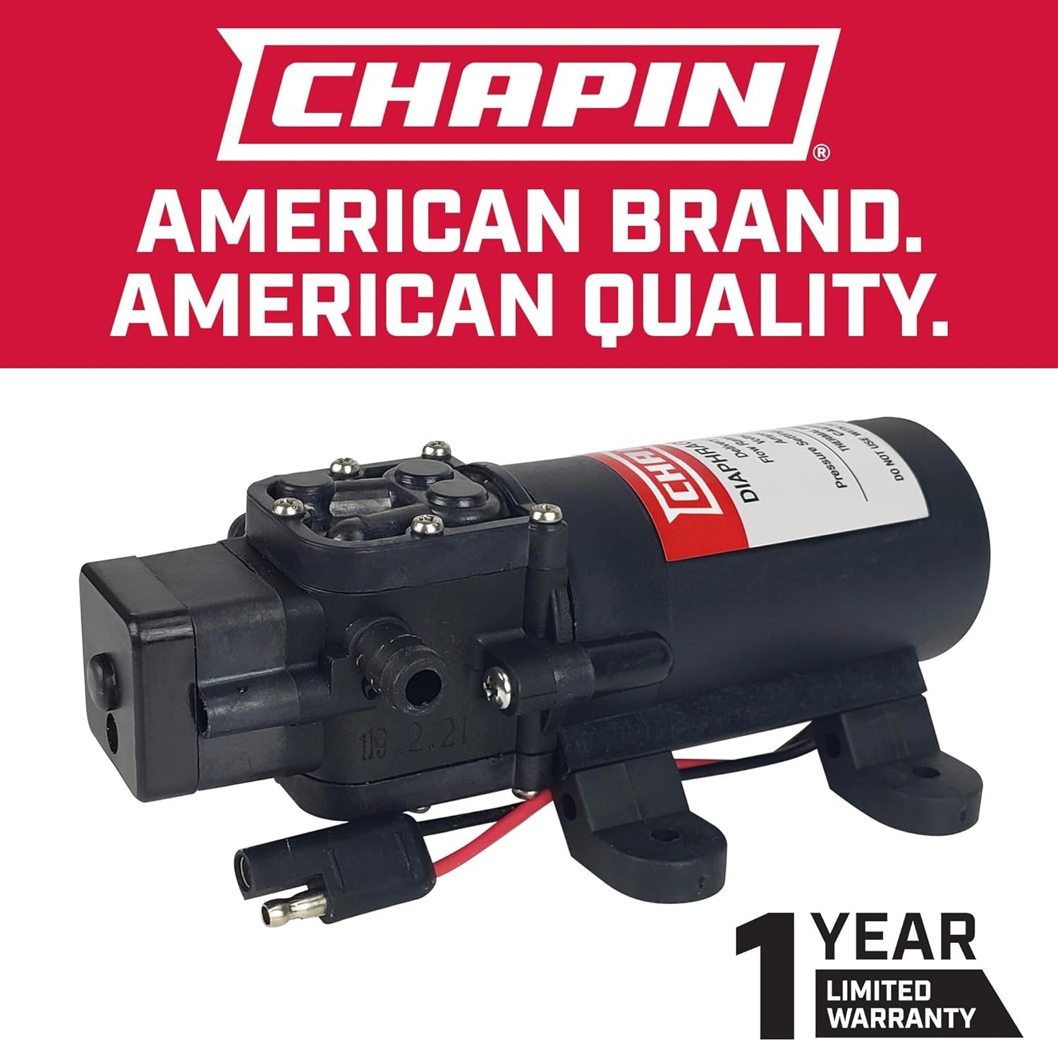 6-9206 12V Self-Priming 1.0 GPM Diaphragm Pump – Durable & Versatile