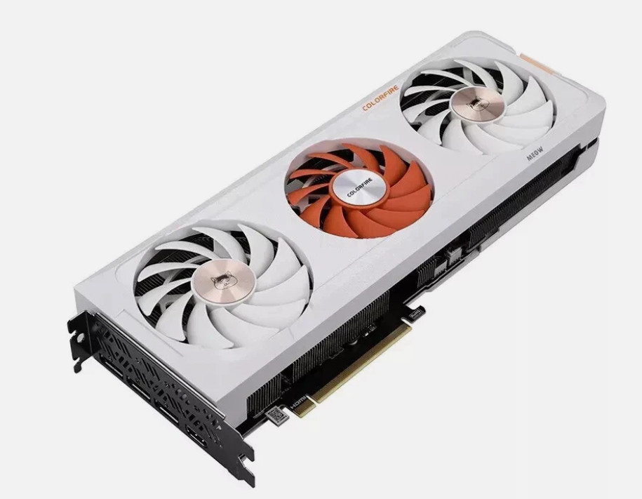 1PC New COLORFIRE GeForce RTX 4070 Meow 12GB GDDR6X Graphics card Gaming GPU