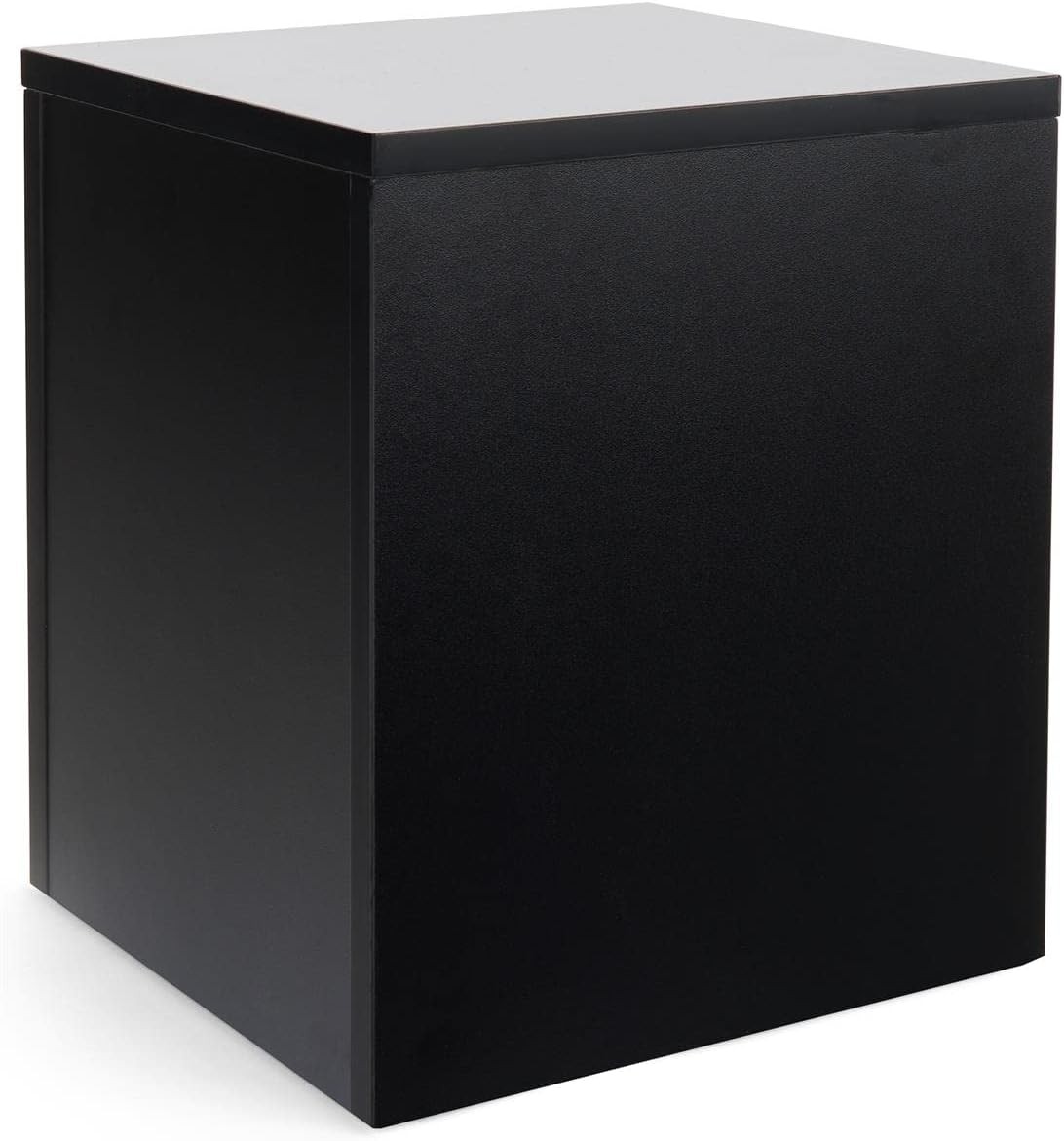 Black Display Pedestal Stand 36″ Tall Portable Gallery & Art Pedestal Retail