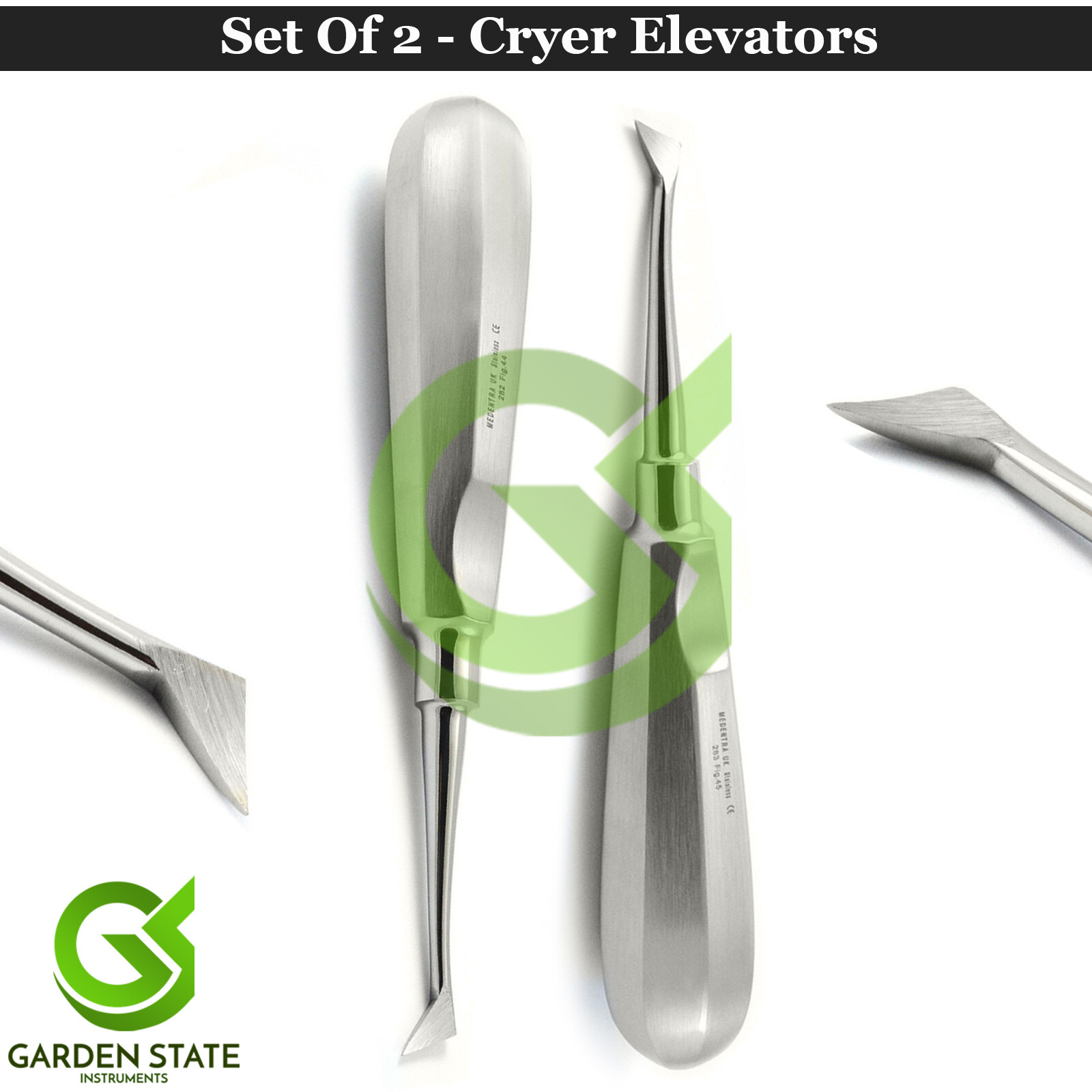 Dental Surgery Elevators Basic Extraction Pack Kit Rongeur Forceps Bone File Set