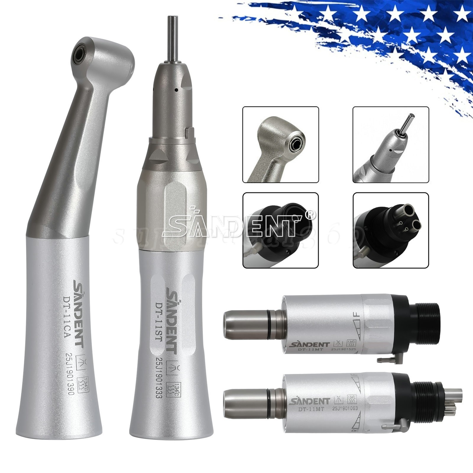 NSK Pana Max Style Dental High/Low Speed Handpiece Kit Air Turbine 4Hole 3Colors
