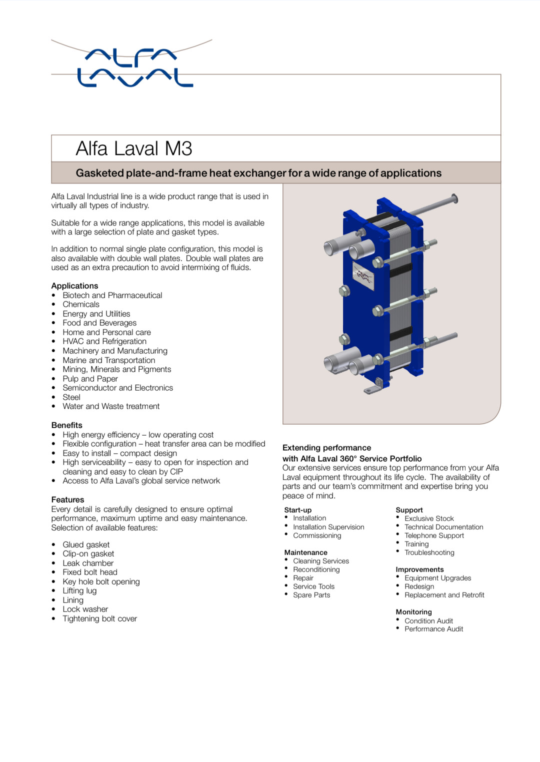 Alfa Laval M3-F3 Gasket Plated Heat Exchanger