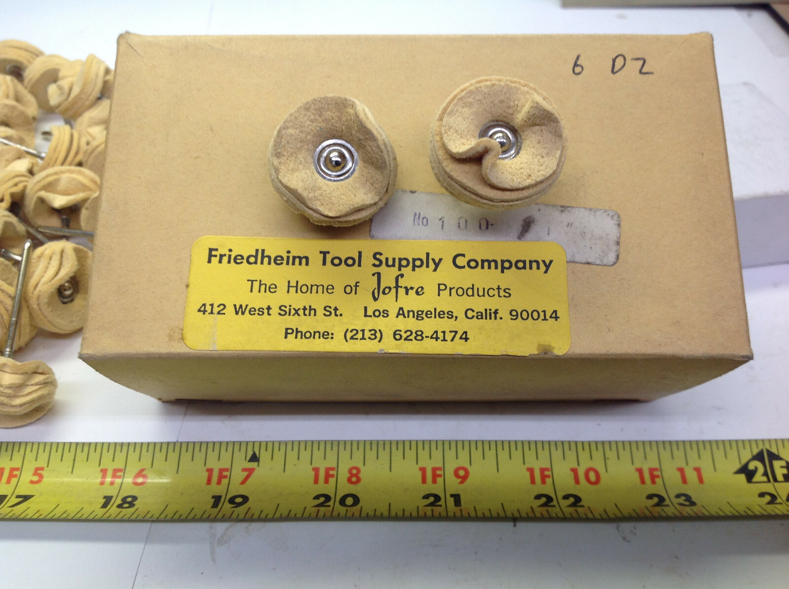 (1 box 72pcs) Chamois 1″ Buffing Wheels swiss made (#1072-K3)