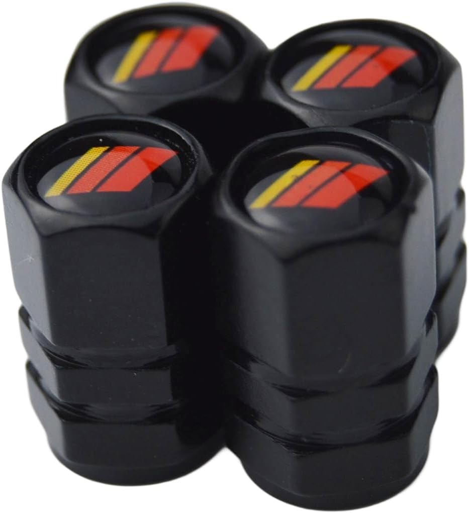 Tire Valve Stem Cap Cover with Resin /// Emblem Sport Trim for 4Runner, Tacoma,