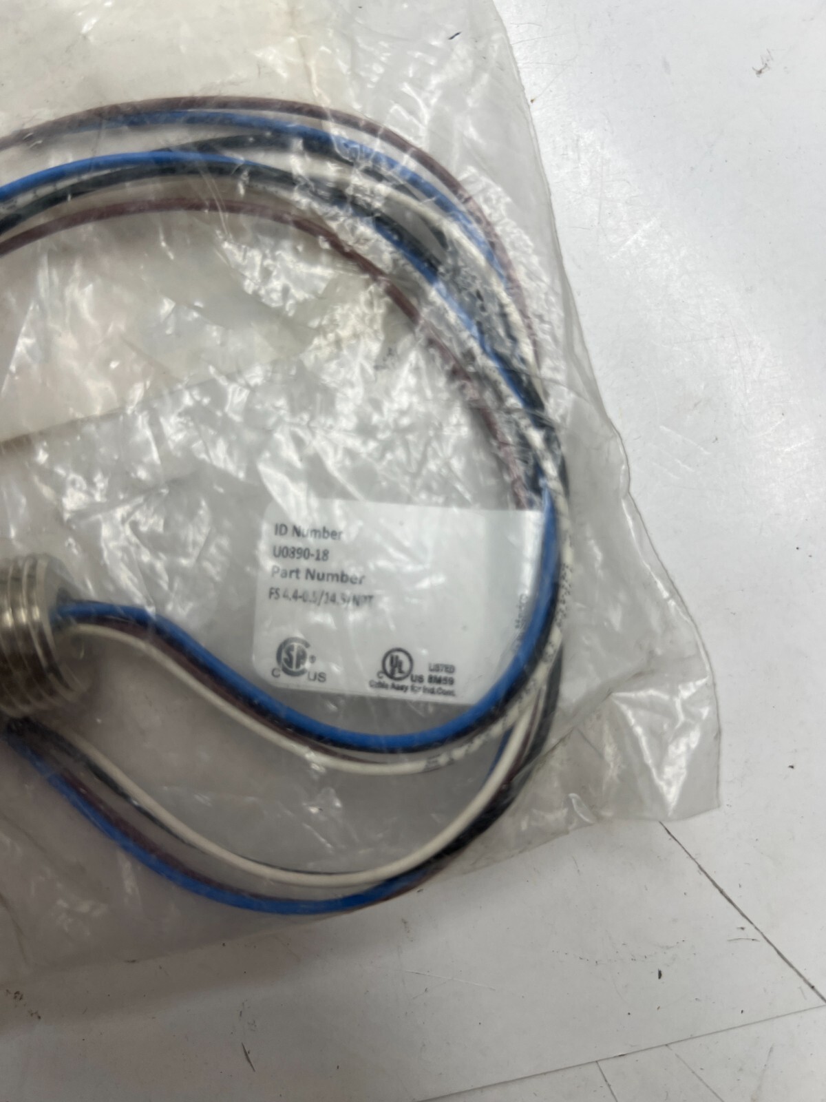 TURCK FS 4.4-0.5/14.5/NPT ID NUMBER U0890-18 Replacement Connector