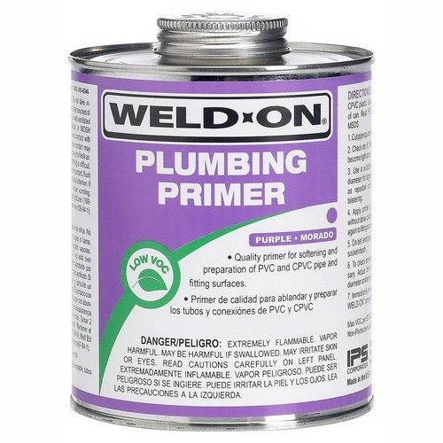 IPS 14028 Weld-On Low VOC Pipe Primer 4oz Purple