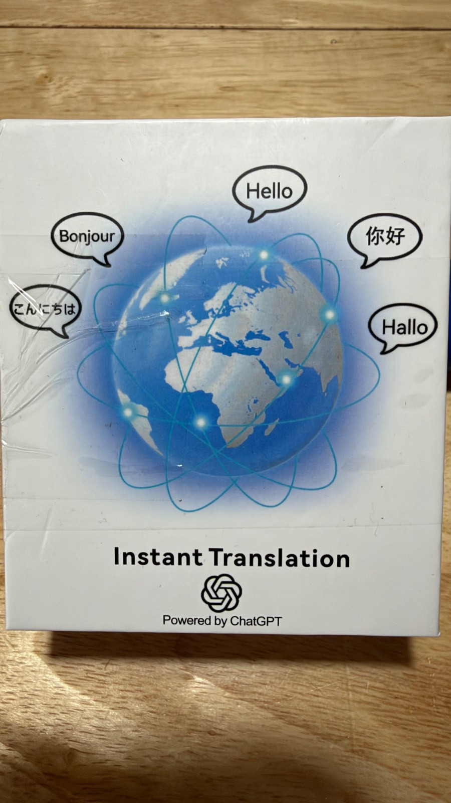 Instant Translation Device – powered by ChatGPT (Grey) 2024