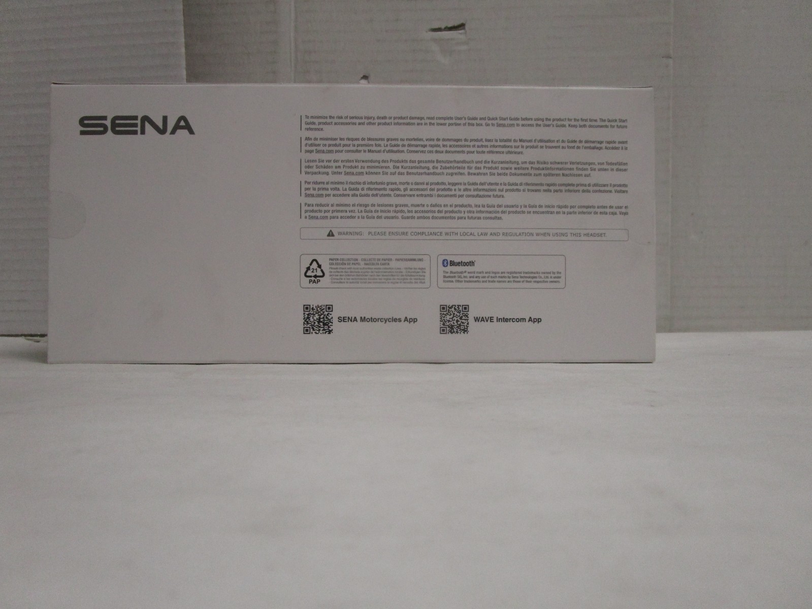 SENA 60S M02094 Motorcycle Mesh Communication System Headset Single (60S-01) NEW