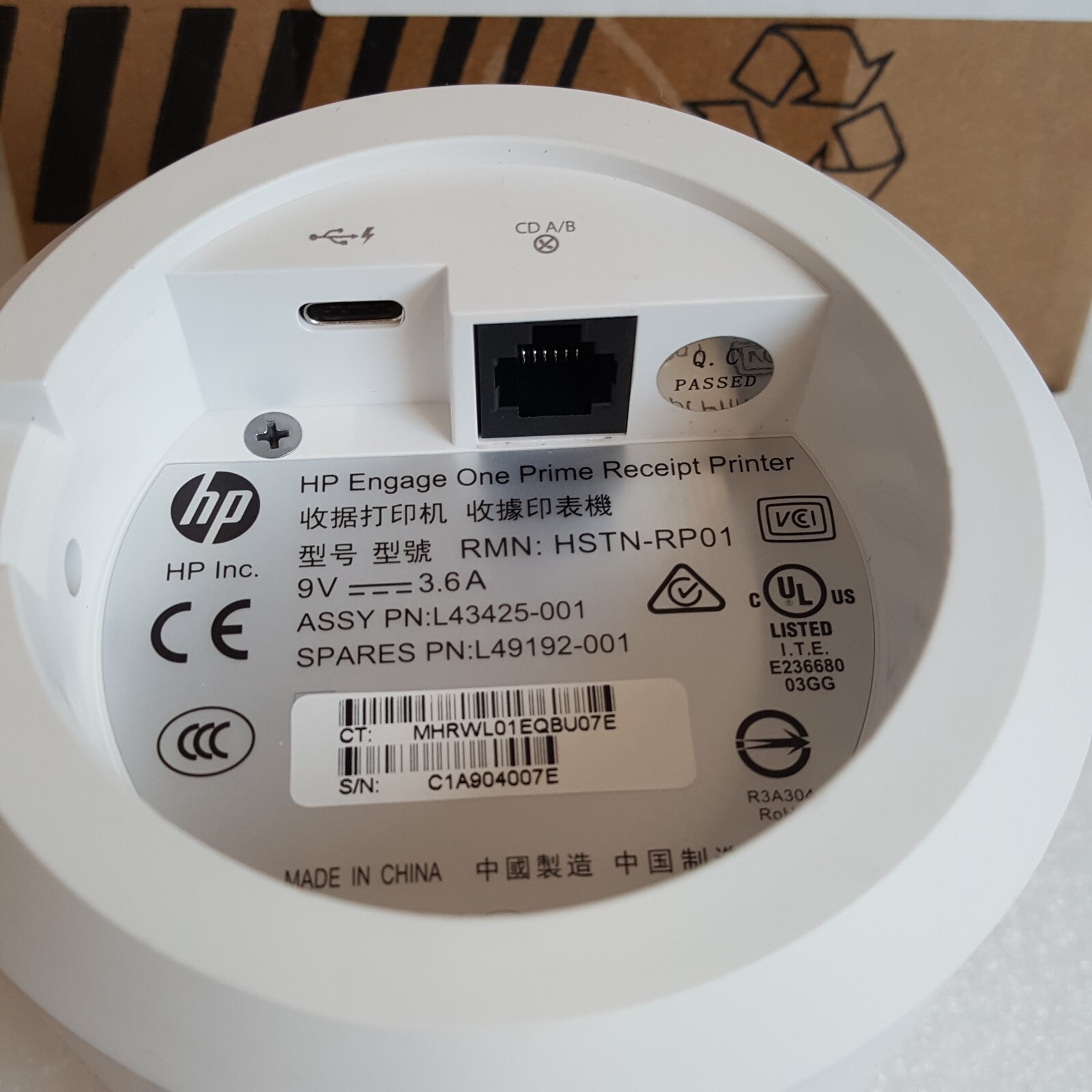 HP HSTN-RP01 Engage One Prine W printer AMO , L49029-003