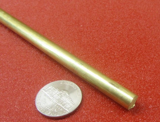 360 Brass Rod 5/16″ (.312″) Diameter x 24.0″ Length, 2 Pcs, 4 Ft