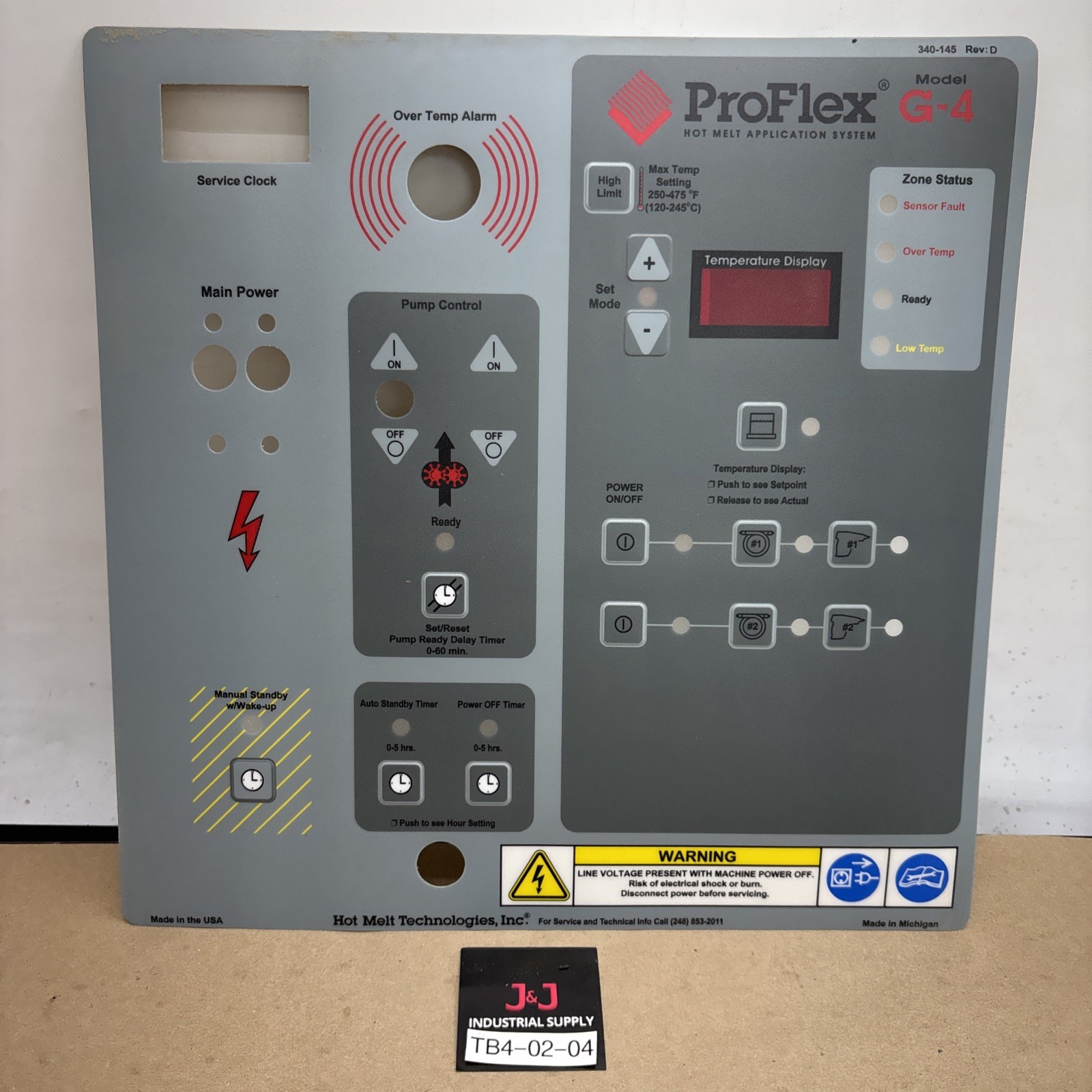 Proflex G4 Panel Cover Replacement Face Fast Shipping Warranty *NEW*