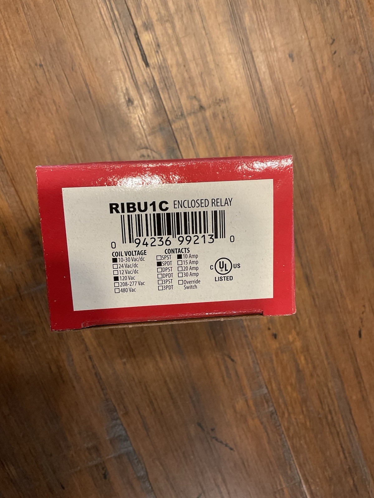 RIB Functional Devices RIBU1C Enclosed Relay