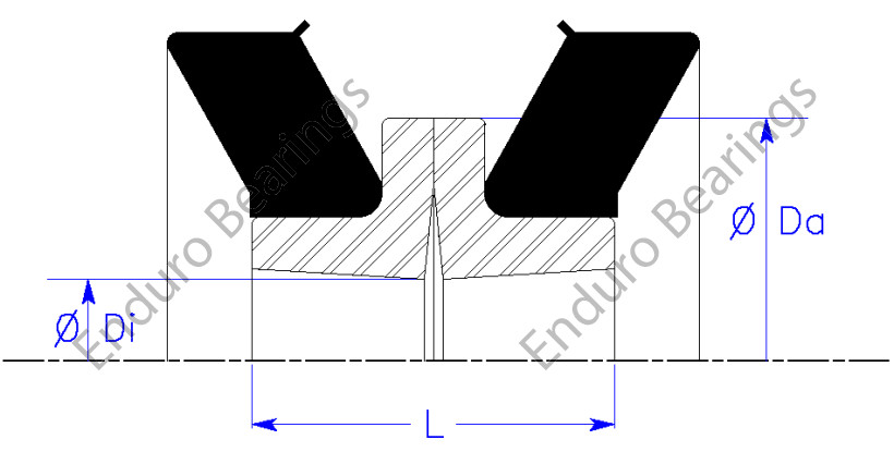 John Deere AT36097 ENDURO brand Ships Fast! 350D 355D axle seal