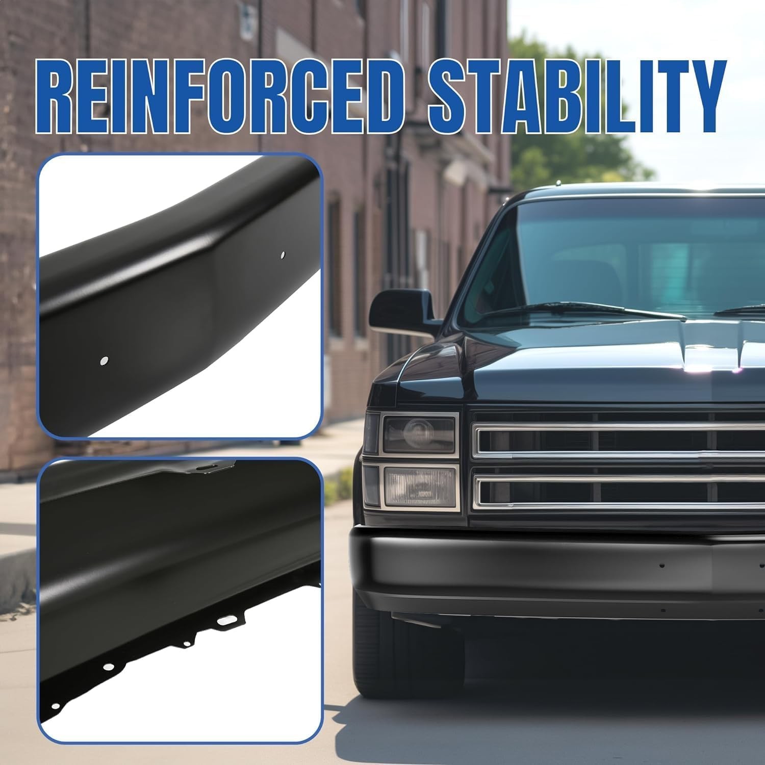 Bumper Face Bar w/LP Holes 88-98 Chevy/GMC C/K 95-99 Tahoe/Suburb/YukonGM1002168