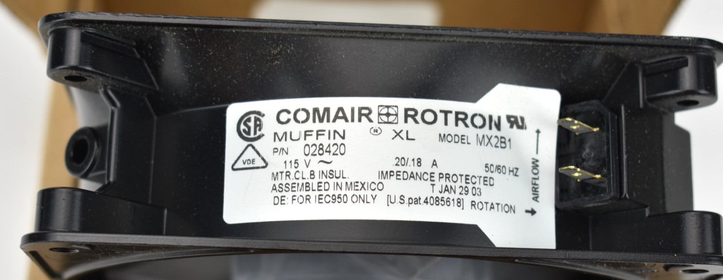 Comair Rotron Muffin XL MX2B1 028420 AC Axial Cooling Fan 115VAC 100CFM