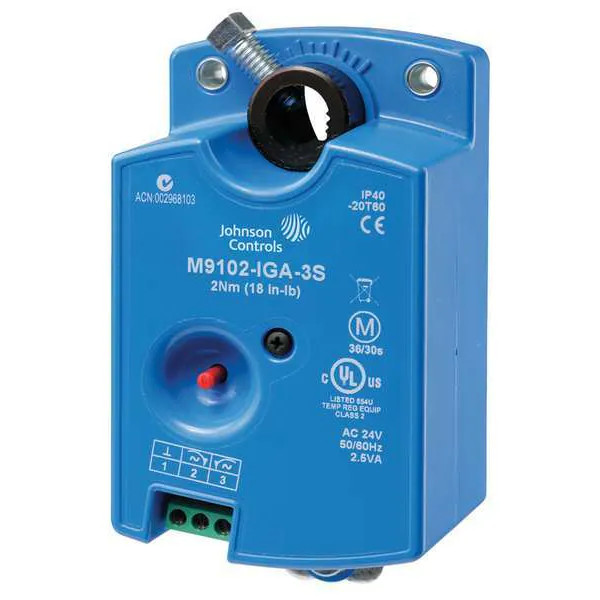 Controls Electric Actuator,35 in.-lb.,-4 to 140 M9104-AGA-3S Controls