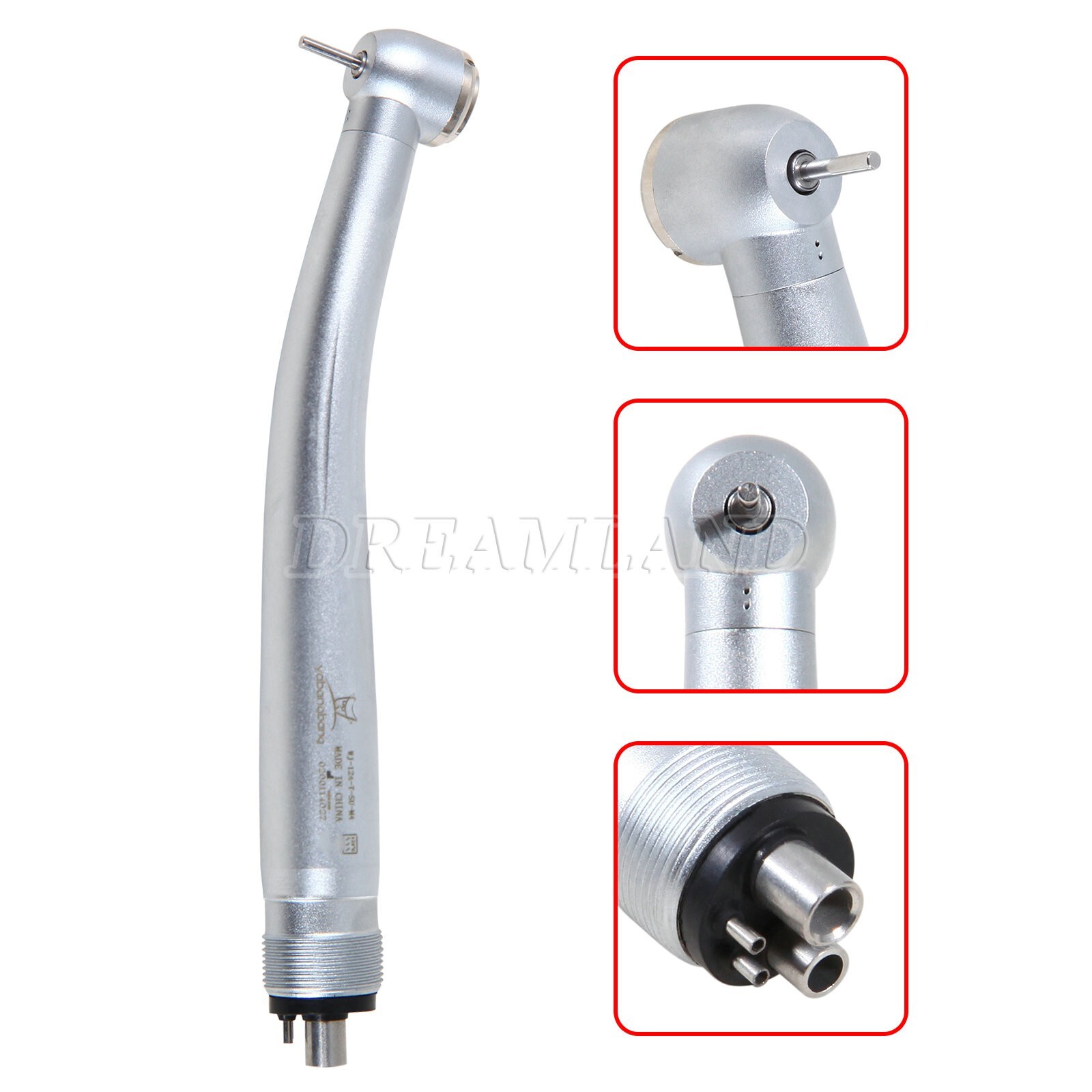 Dental Large head Push Button High Speed Handpiece Turbine 4 Hole Fit NSK YDA4